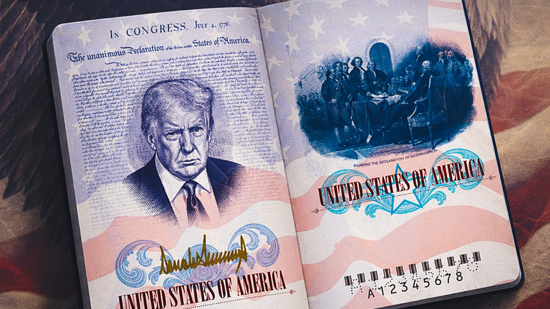 अमेरिका के पासपोर्ट पर अब दिखेगी डोनाल्ड ट्रंप की तस्वीर, कुछ सीमित संस्करण होगा जारी