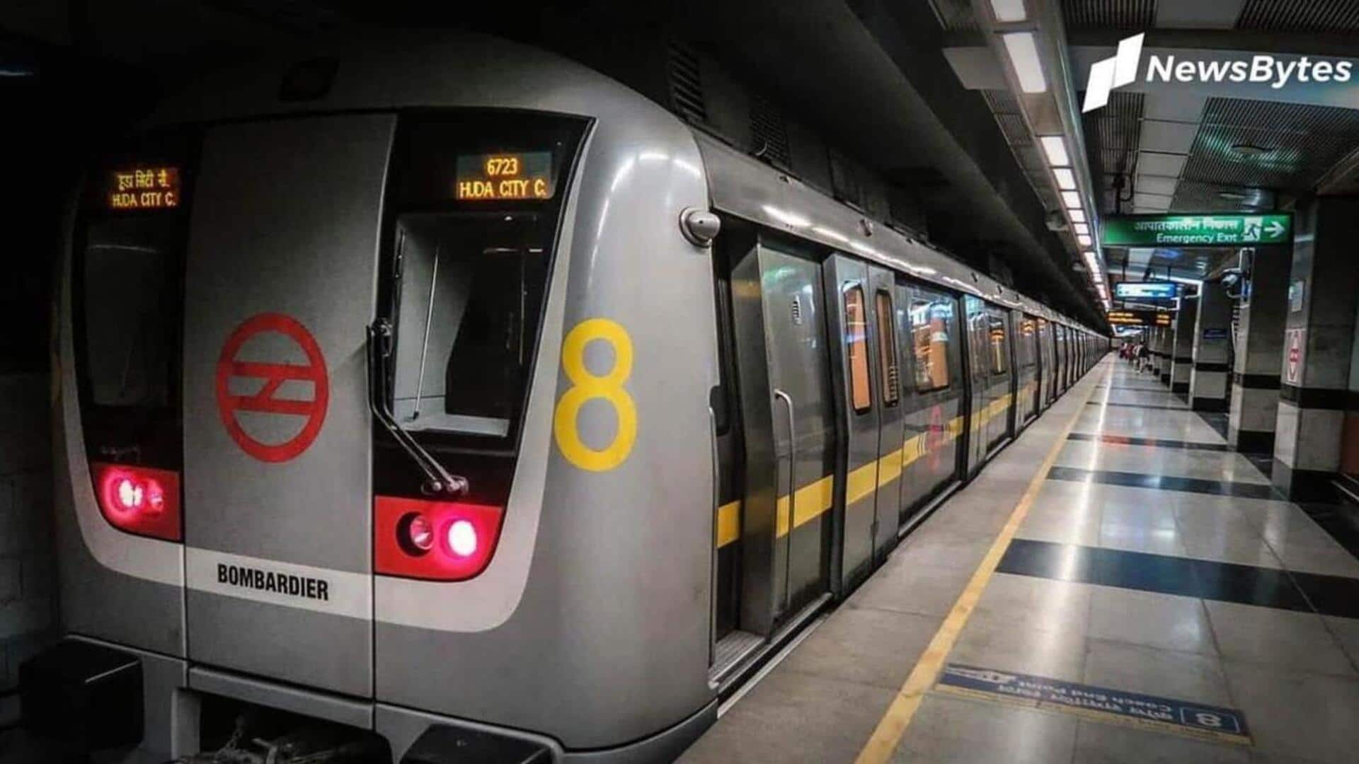 दिल्ली मेट्रो: हुडा सिटी सेंटर स्टेशन का नाम बदलकर मिलेनियम सिटी सेंटर किया गया