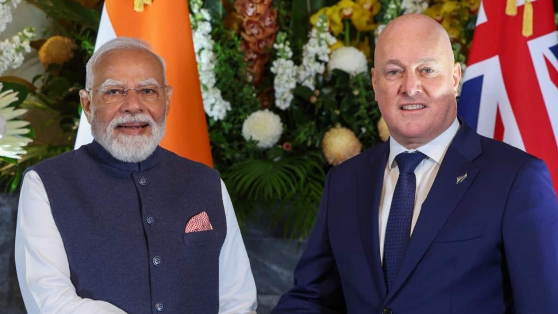 भारत-न्यूजीलैंड के बीच हुए 10 बड़े समझौते, प्रधानमंत्री मोदी बोले- 2030 तक दोगुना होगा व्यापार