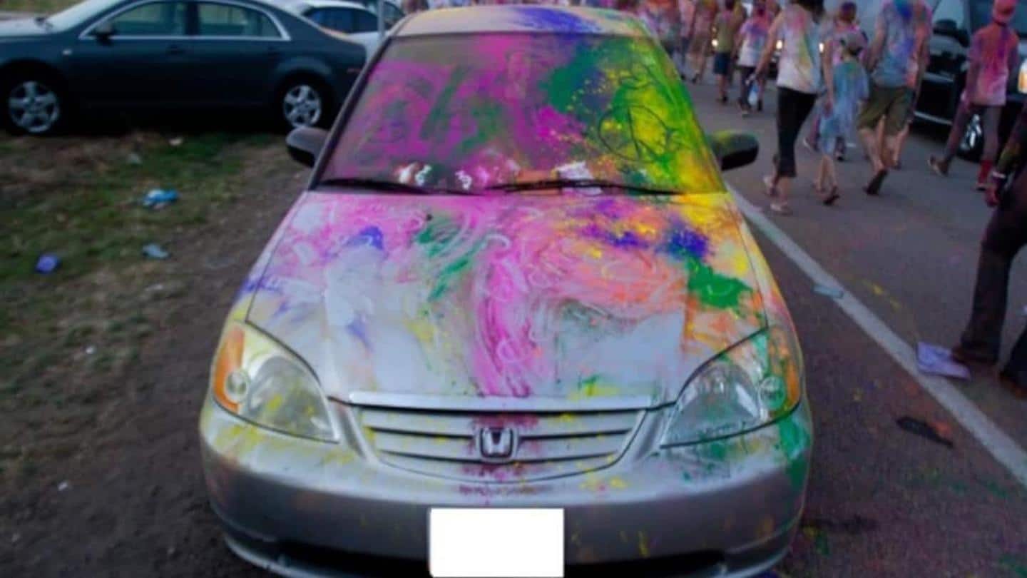 अपनी कार को होली के रंग से बचाने और साफ करने के लिए अपनाएं ये तरीके