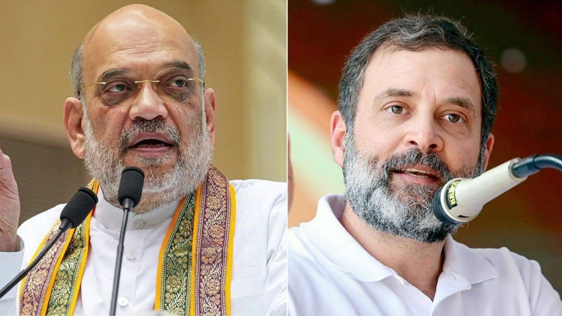 राहुल गांधी ने अमित शाह को पत्र लिखकर की जवाबदेही की मांग, पूछे तीखे सवाल