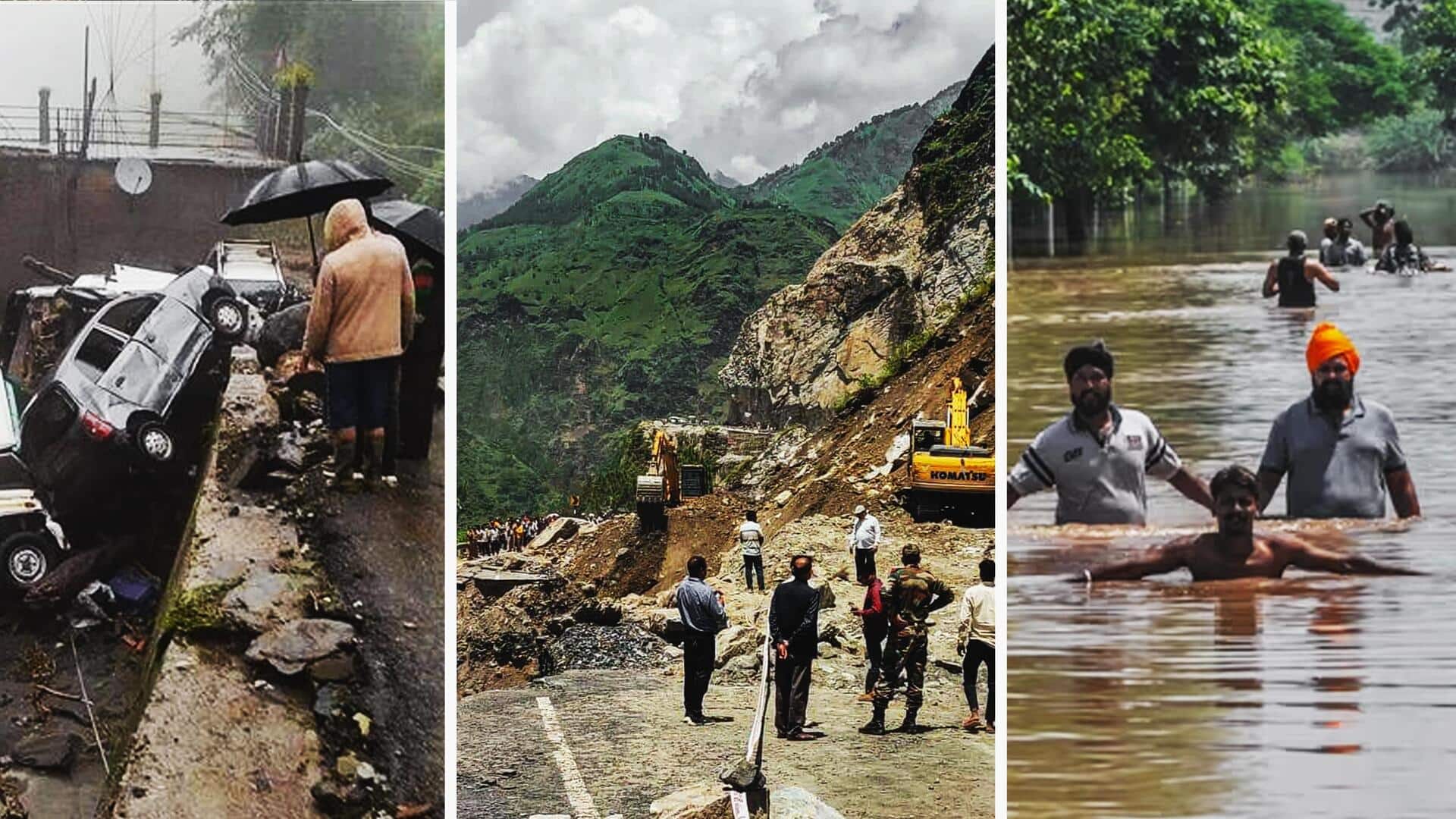 हिमाचल और उत्तराखंड में बारिश का कहर जारी, अब तक 81 लोगों ने गंवाई जान
