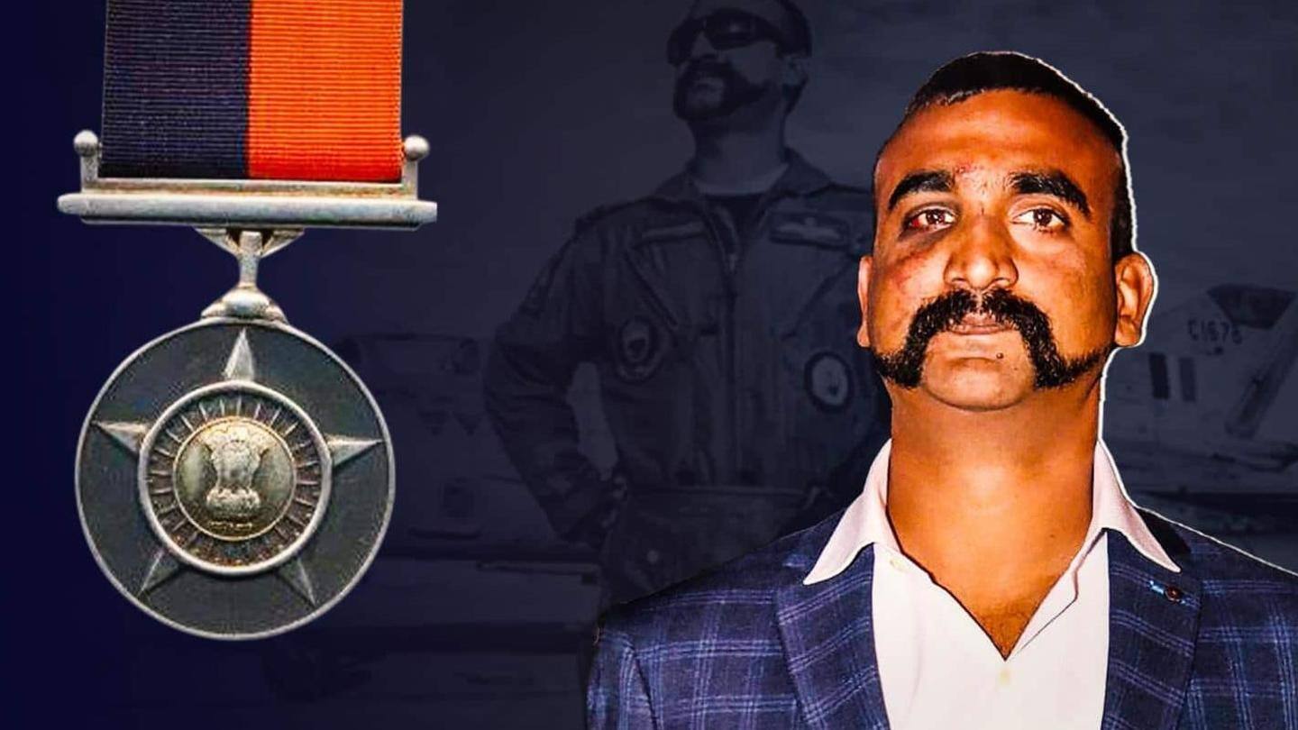 कल अभिनंदन वर्तमान को दिया गया था वीर चक्र कल अभिनंदन वर्तमान को दिया गया था वीर चक्र