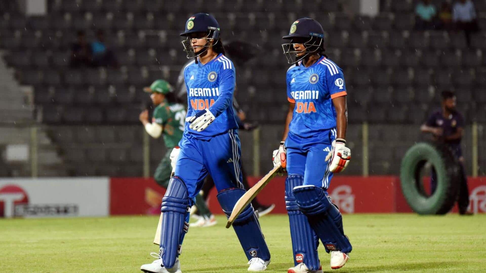 भारतीय महिला क्रिकेट टीम ने तीसरे टी-20 में बांग्लादेश को हराया, सीरीज में बनाई अजेय बढ़त