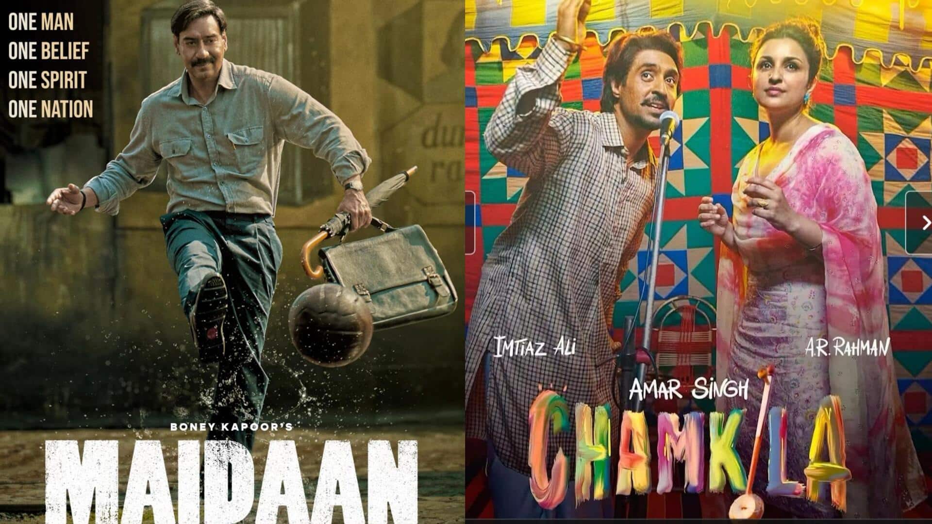'मैदान' से 'अमर सिंह चमकीला' तक, इस हफ्ते सिनेमाघरों-OTT पर आ रहीं ये फिल्में-वेब सीरीज