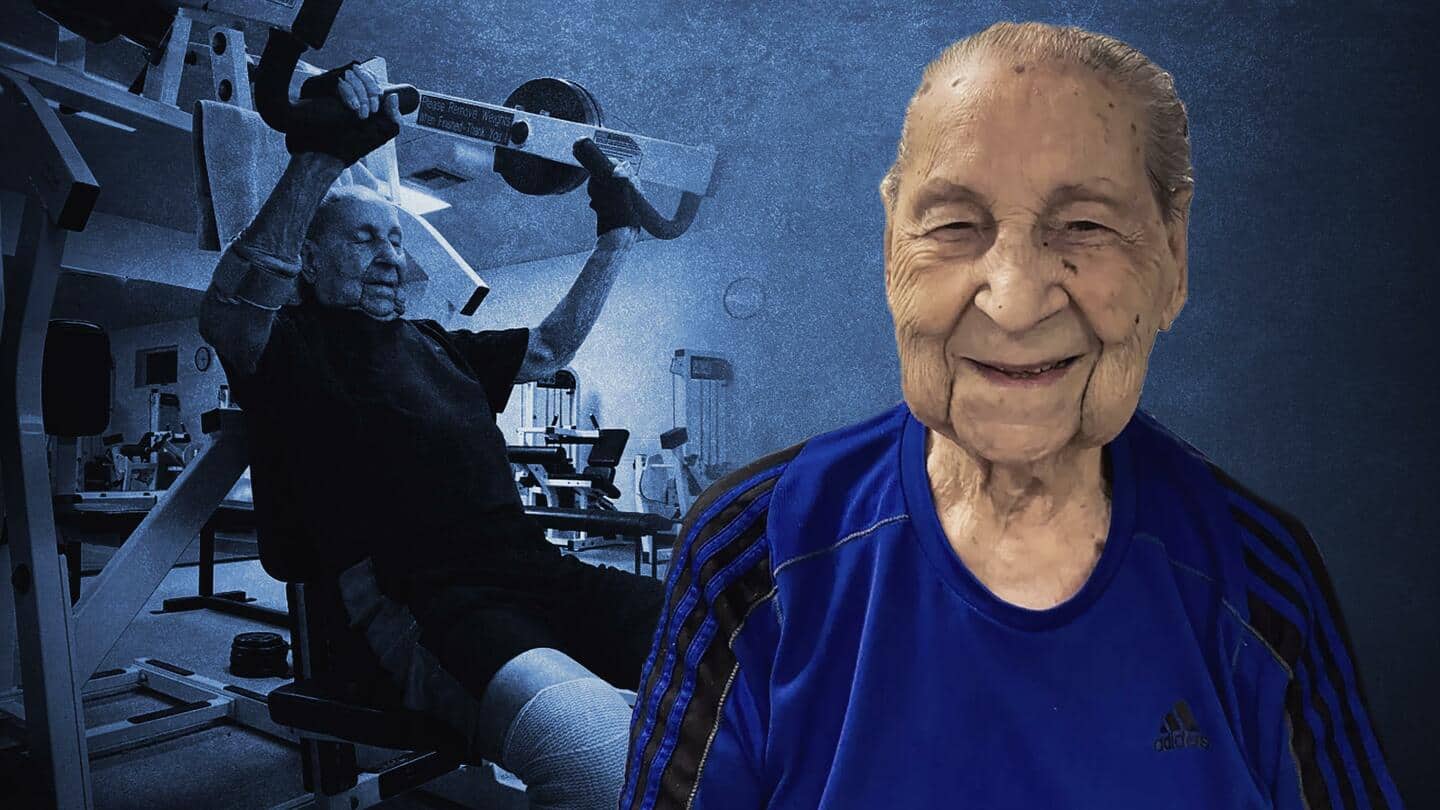 अमेरिका: 100 साल के यह बुजुर्ग हैं बिल्कुल फिट, 40 साल से कर रहे घंटों जिम