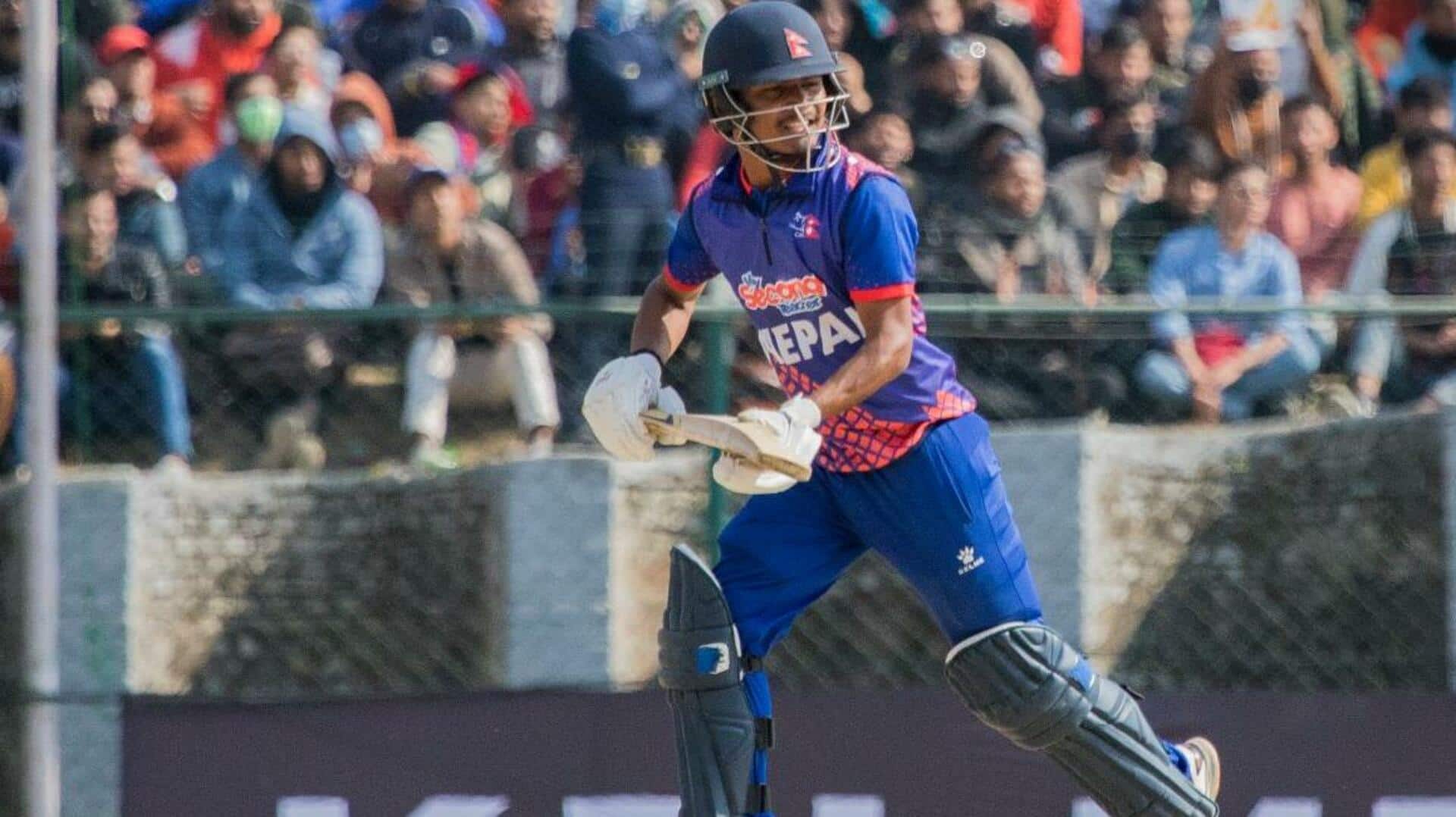 नेपाल क्रिकेट टीम ने तोड़ा भारत का रिकॉर्ड, पहले ओवर में बनाए सबसे ज्यादा रन