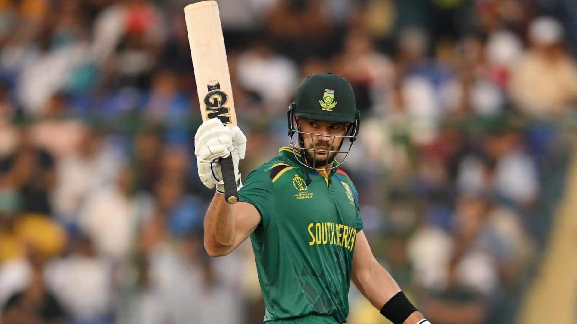 दक्षिण अफ्रीका बनाम श्रीलंका: एडेन मार्करम ने जड़ा वनडे विश्व कप इतिहास का सबसे तेज शतक 