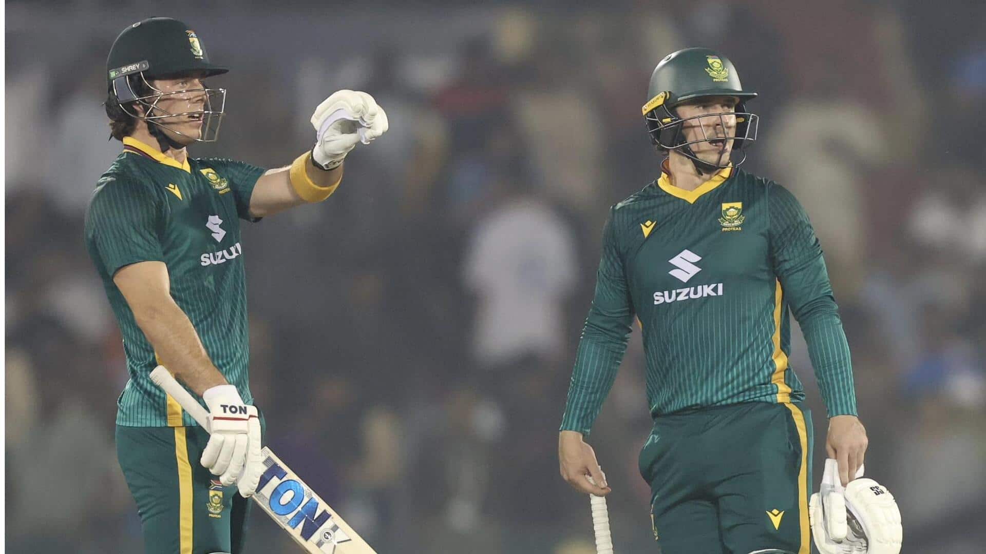 भारत बनाम दक्षिण अफ्रीका: डेवाल्ड ब्रेविस और मैथ्यू ब्रीट्जके ने दूसरे वनडे में लगाए अर्धशतक