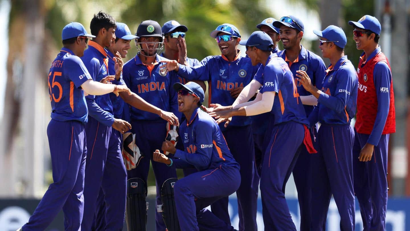 अंडर-19 विश्व कप: बांग्लादेश को हराकर सेमीफाइनल में पंहुचा भारत