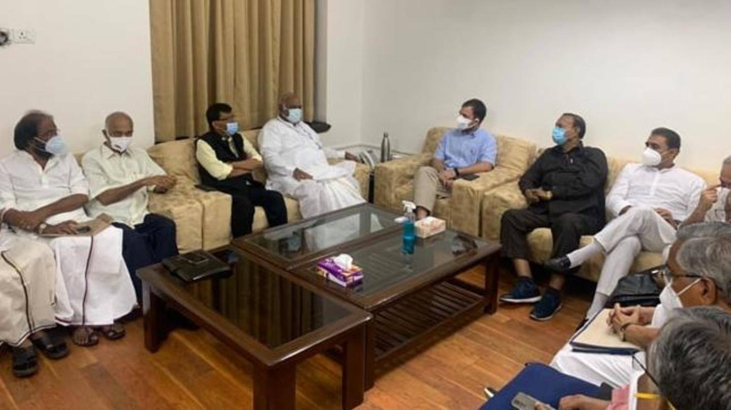 पेगासस कांड पर सरकार को घेरने के लिए राहुल ने की विपक्षी नेताओं के साथ बैठक
