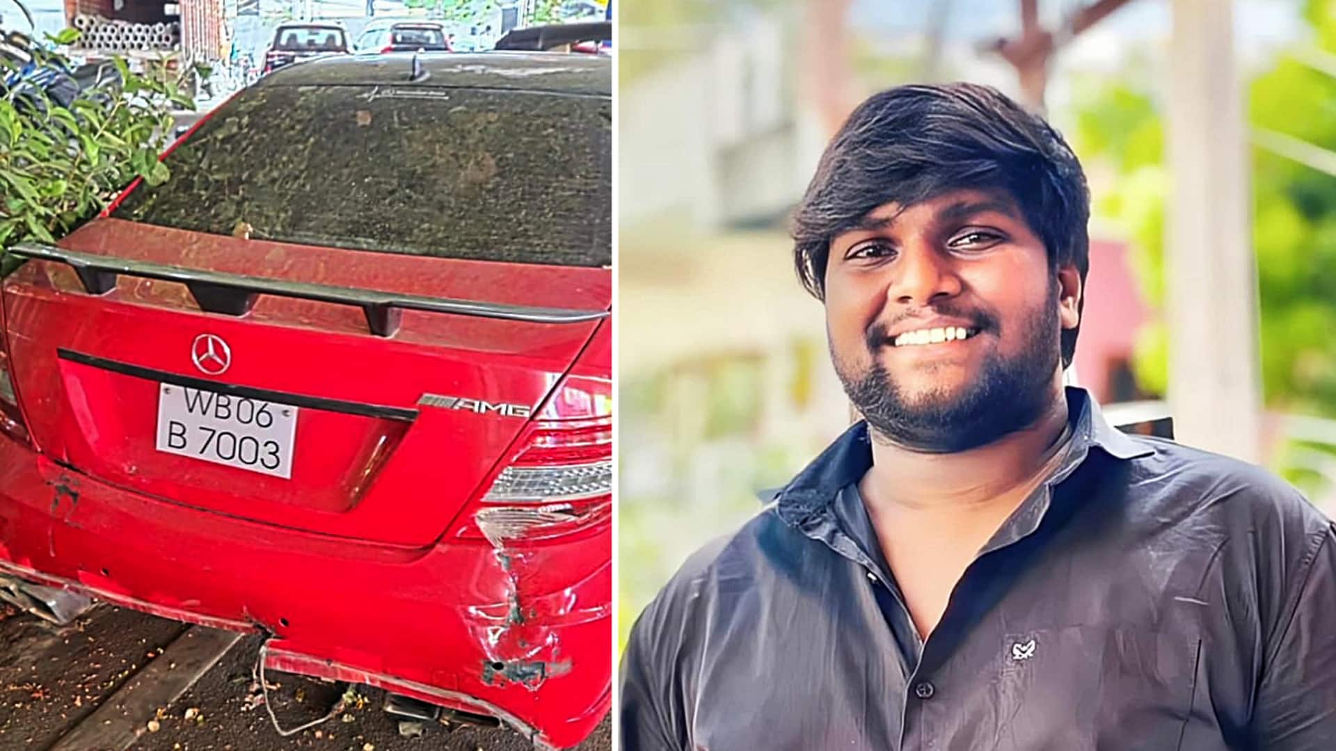 पश्चिम बंगाल की मर्सिडीज ने हैदराबाद में व्यवसायी को कुचला, केबल-ब्रिज पर खिंचवा रहे थे तस्वीर