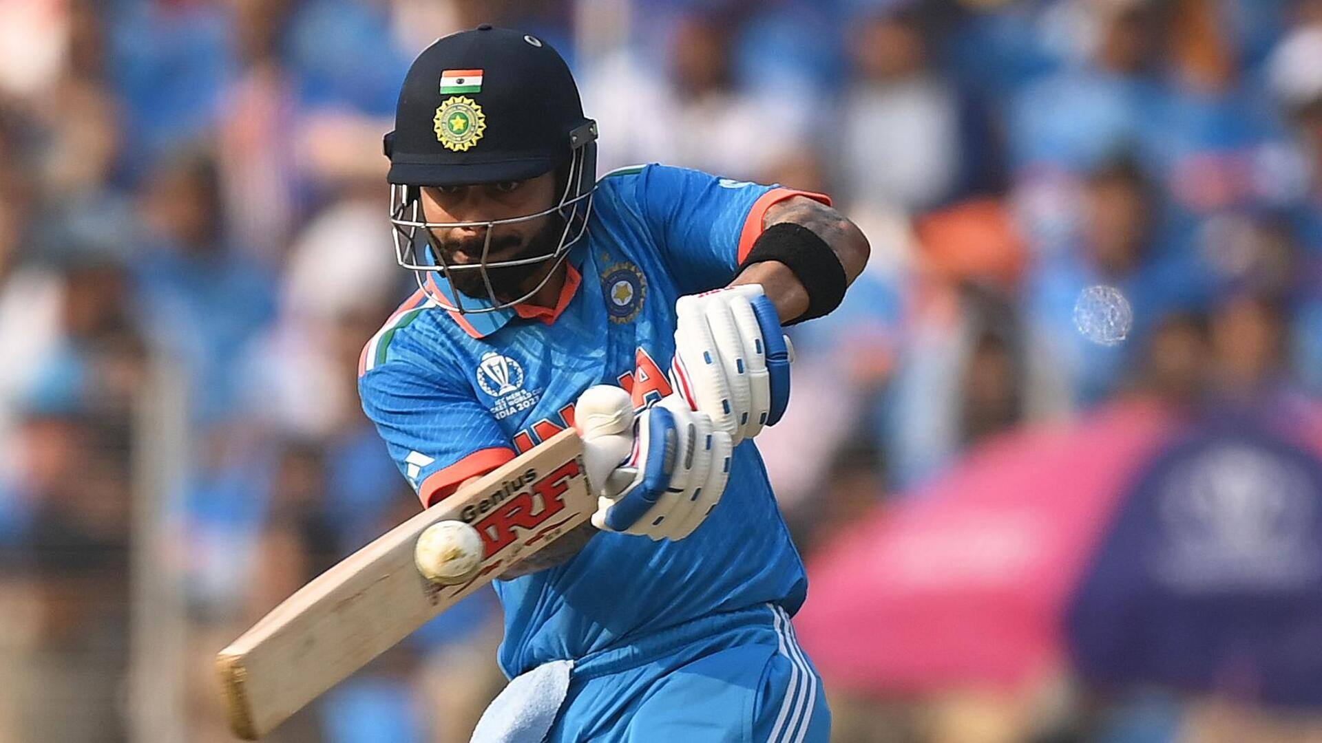विराट कोहली ICC टूर्नामेंट के फाइनल में सर्वाधिक रन बनाने वाले बल्लेबाज बने, संगाकारा को पछाड़ा