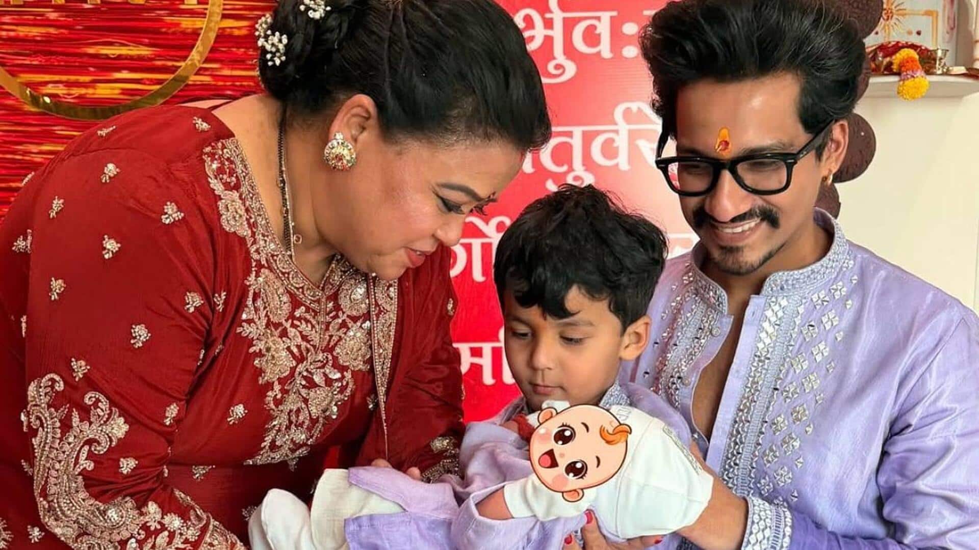 भारती सिंह ने दूसरे बेटे का किया नामकरण, तस्वीर के साथ दी खुशखबरी