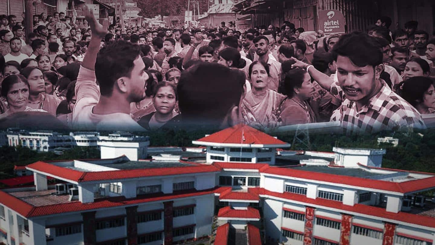 त्रिपुरा हिंसा का हाई कोर्ट ने लिया स्वत: संज्ञान, सरकार से हलफनामा दायर करने को कहा
