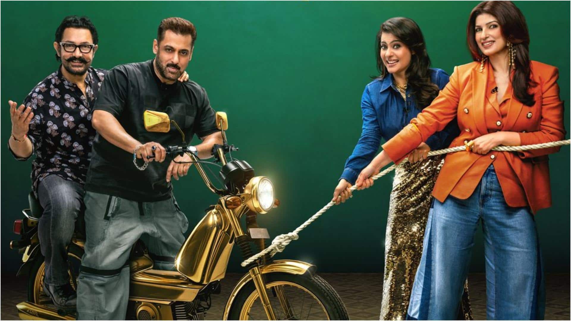 काजोल और ट्विंकल खन्ना के टॉक शो के पहले एपिसोड में दिखेंगे सलमान-आमिर, पोस्टर जारी 