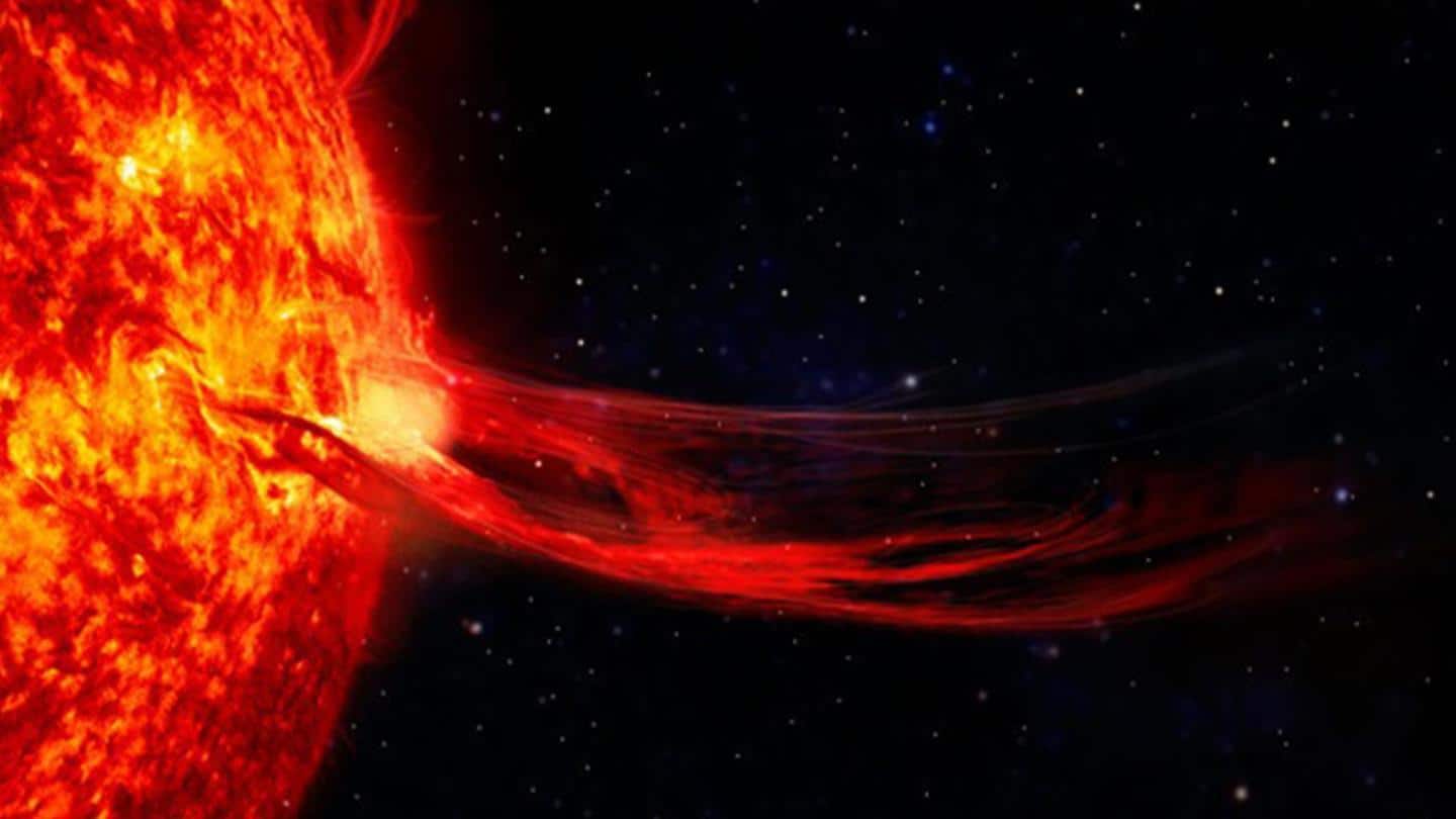 सूर्य का टुकड़ा टूटने से इसके उत्तरी ध्रुव के चारों ओर बवंडर, विश्लेषण में जुटे वैज्ञानिक