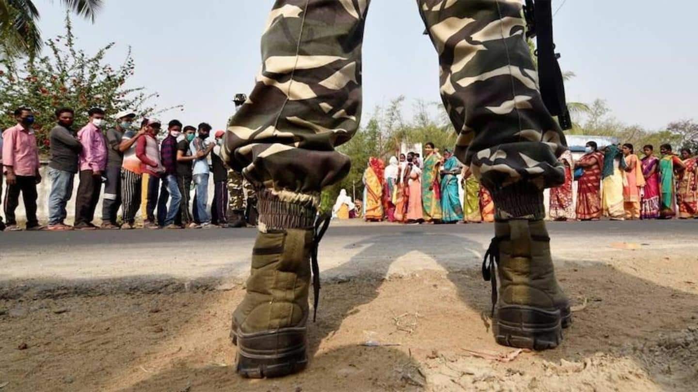 पहले चरण में तैनात की गई केंद्रीय बलों की 684 कंपनियां पहले चरण में तैनात की गई केंद्रीय बलों की 684 कंपनियां