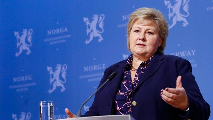 नॉर्वे: सोशल डिस्टेंसिंग का नियम तोड़ने पर प्रधानमंत्री पर लगा 1.75 लाख रुपये का जुर्माना