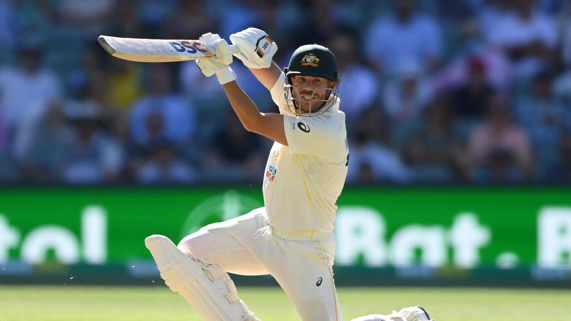 ऑस्ट्रेलिया बनाम पाकिस्तान: डेविड वार्नर 8,500 टेस्ट रन वाले 7वें ऑस्ट्रेलियाई बने
