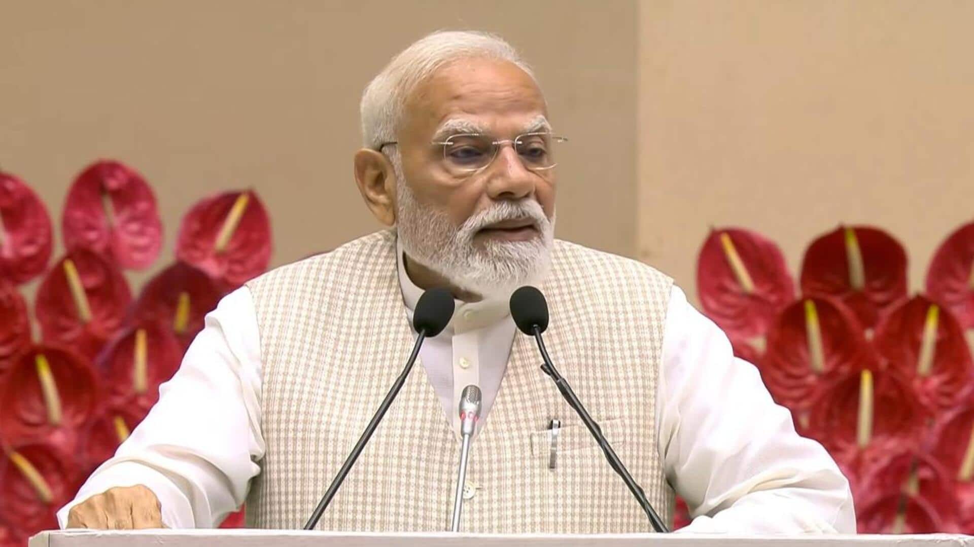 प्रधानमंत्री मोदी ने संसद में मतदान से पहले अपील की, कहा- अपनी अंतरात्मा पर विचार करें