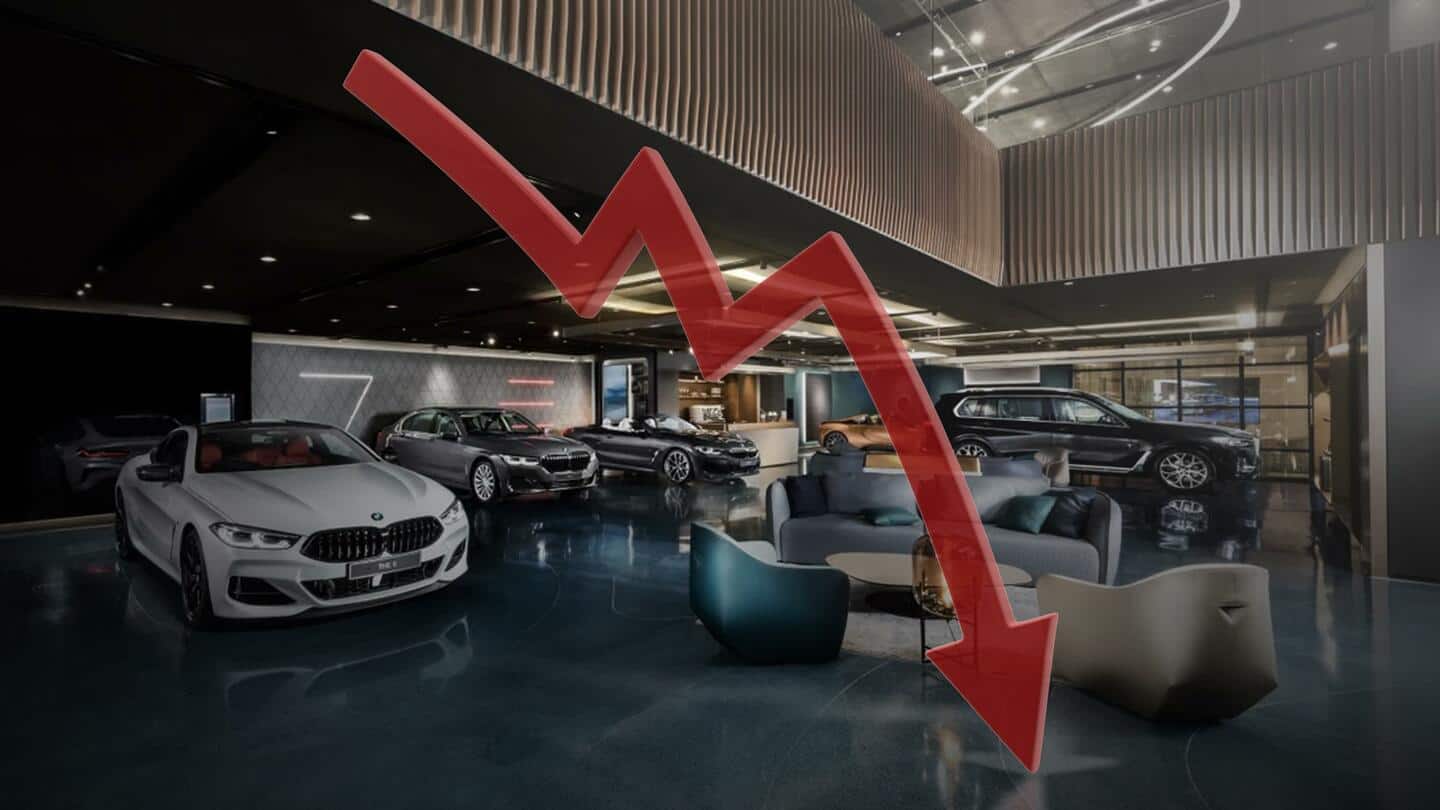 जुलाई में वाहनों की बिक्री में गिरावट, पिछले साल की तुलना में 8 प्रतिशत गिरी सेल्स