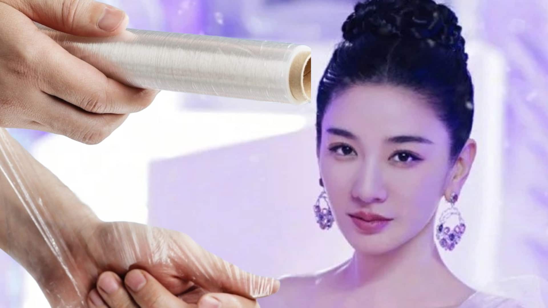 चीन: पतला दिखने के लिए अभिनेत्री ने अपनाई अनोखी तरकीब, कमर पर लपेटी प्लास्टिक की परतें
