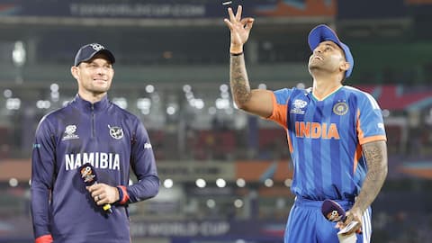 टी-20 विश्व कप 2026: नामीबिया ने भारत के खिलाफ टॉस जीतकर चुनी गेंदबाजी, सैमसन-बुमराह की वापसी