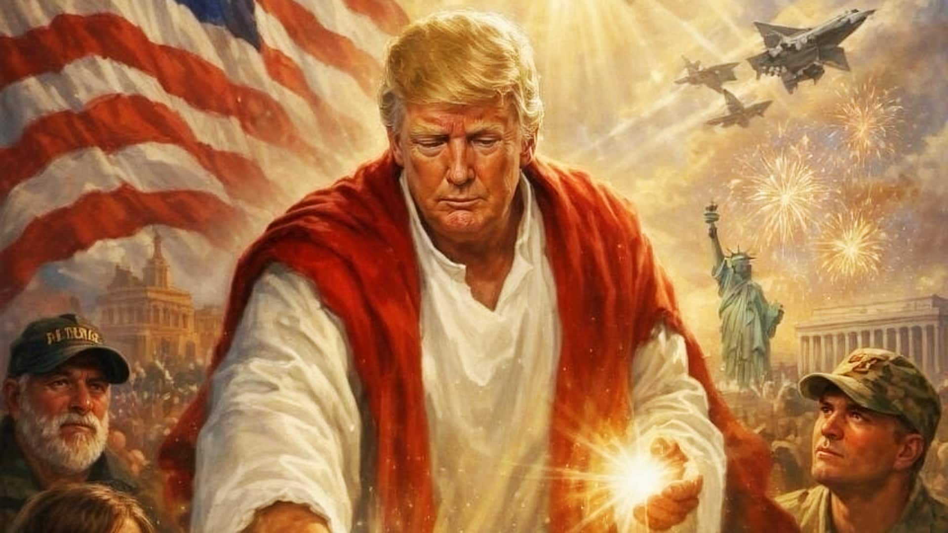 ट्रंप ने पोप लियो की आलोचना की, खुद को 'यीशु मसीह' के रूप में दिखाया