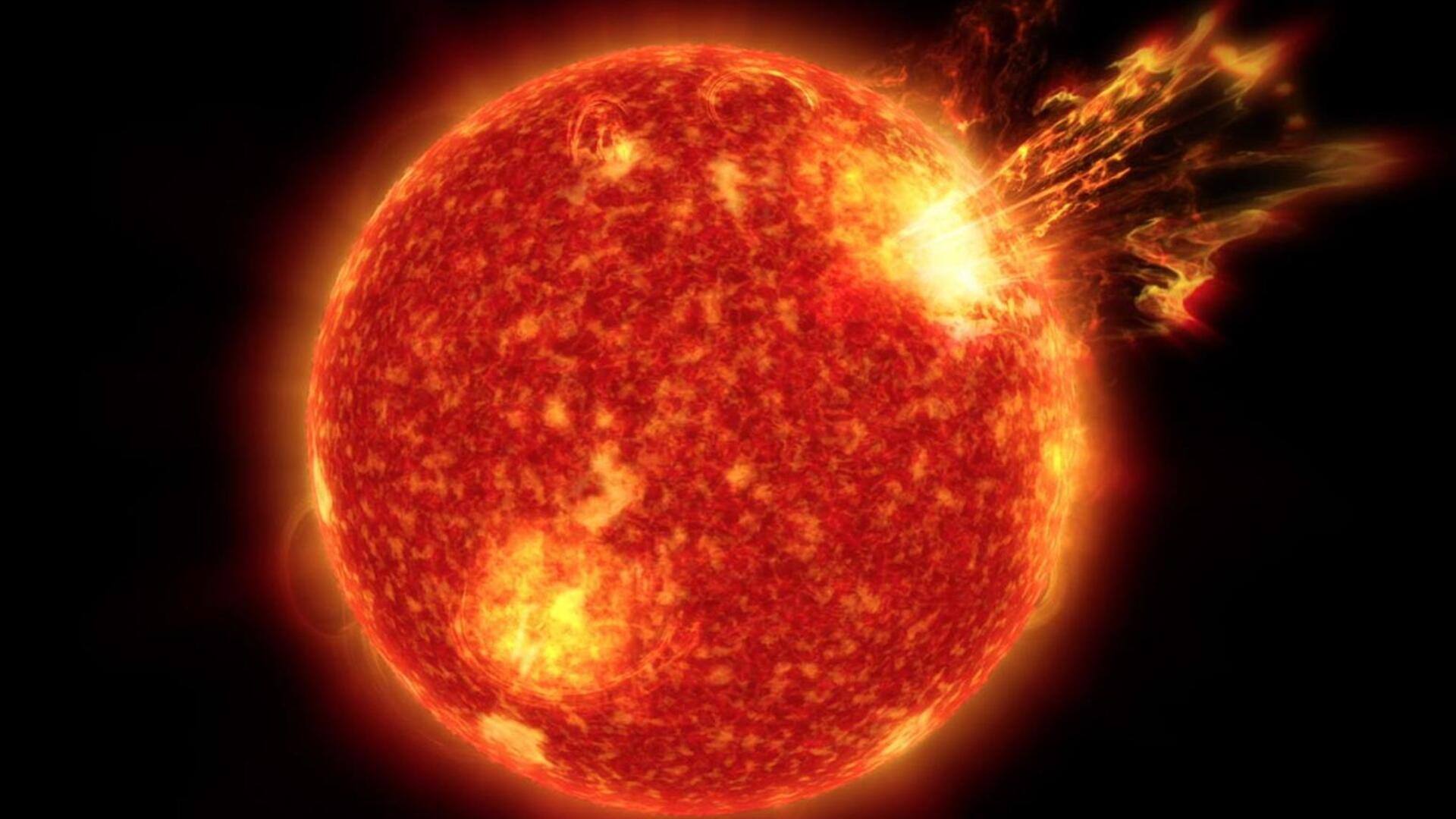 सनस्पॉट AR3425 में हुआ विस्फोट, पृथ्वी से टकरा सकता है शक्तिशाली सोलर फ्लेयर