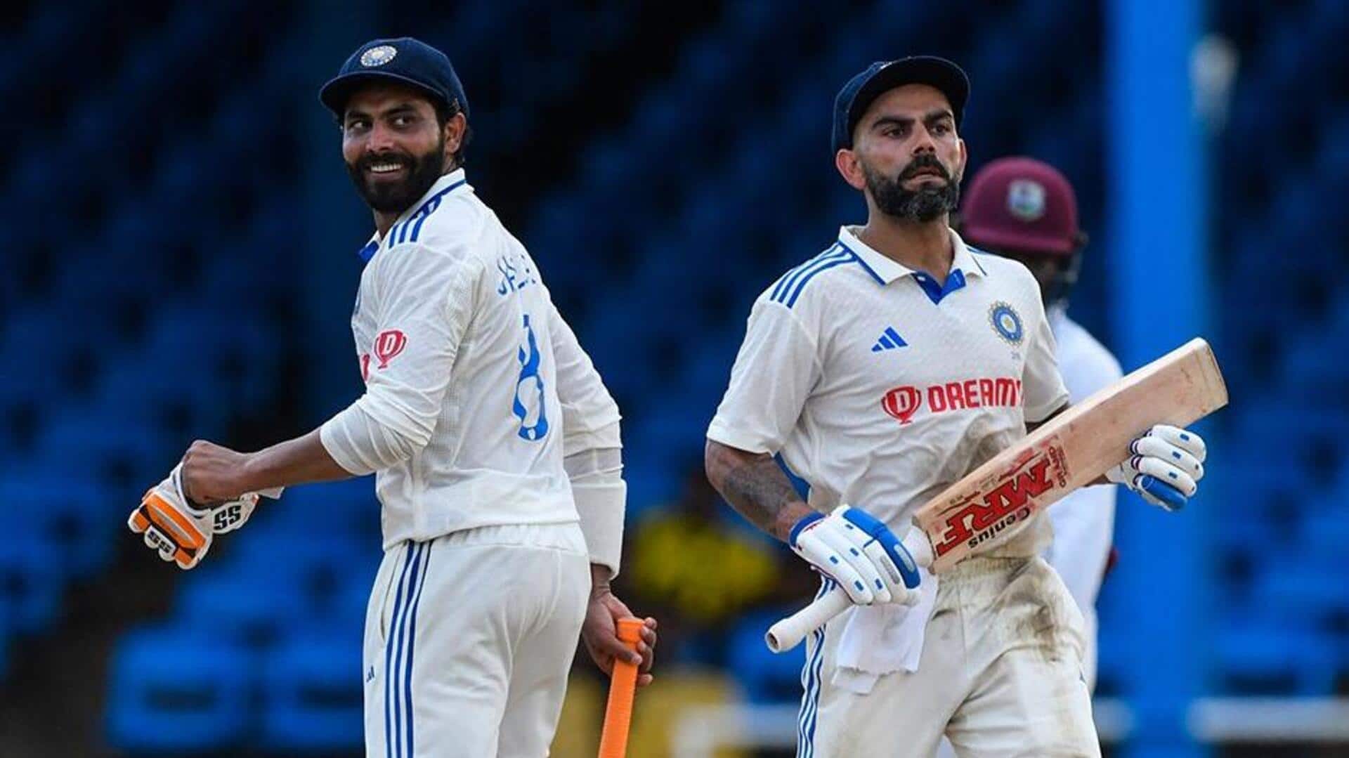 दूसरा टेस्ट: भारत ने पहली पारी में बनाए 438 रन, अश्विन ने भी खेली उपयोगी पारी 