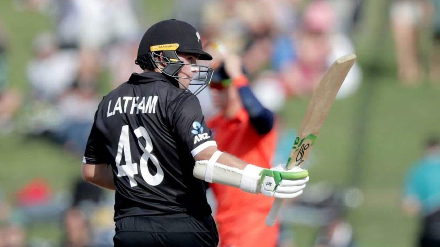 न्यूजीलैंड बनाम भारत: टॉम लैथम ने पहले वनडे में लगाया शानदार शतक, जानिए उनके आंकड़े