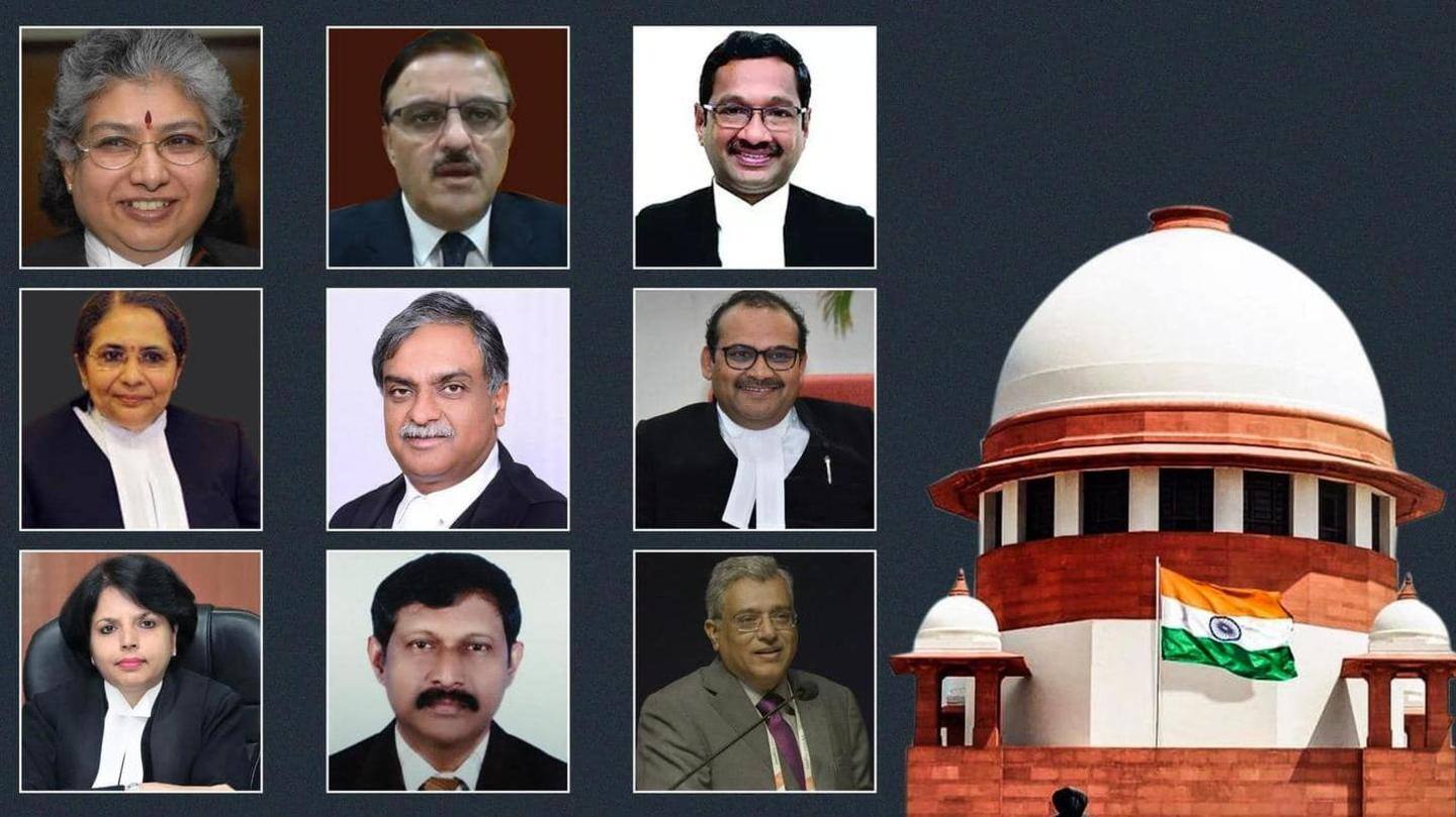 सुप्रीम कोर्ट के नौ जजों ने एक साथ ली थी शपथ सुप्रीम कोर्ट के नौ जजों ने एक साथ ली थी शपथ