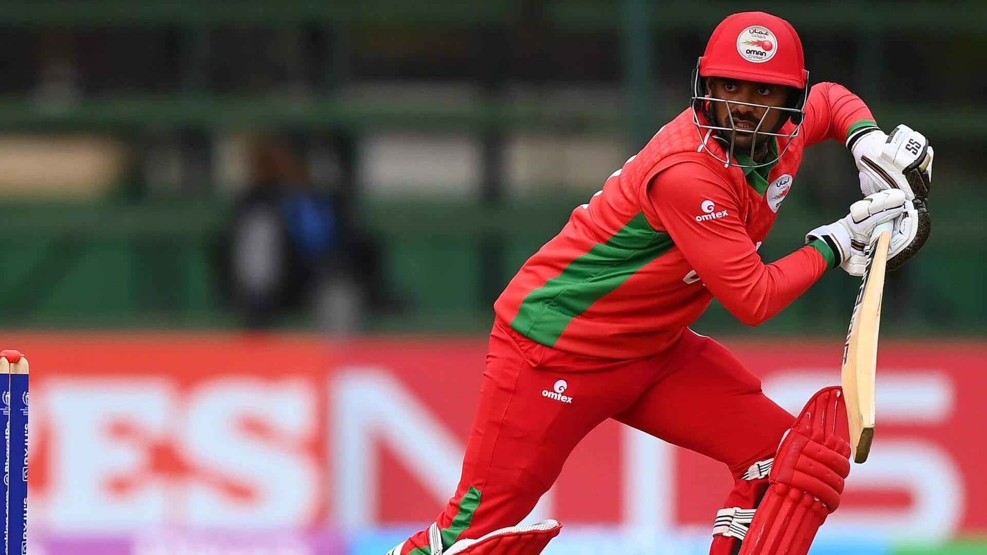 ओमान बनाम वेस्टइंडीज: शोएब खान ने लगाया वनडे करियर का 7वां अर्धशतक, जानिए उनके आंकड़े