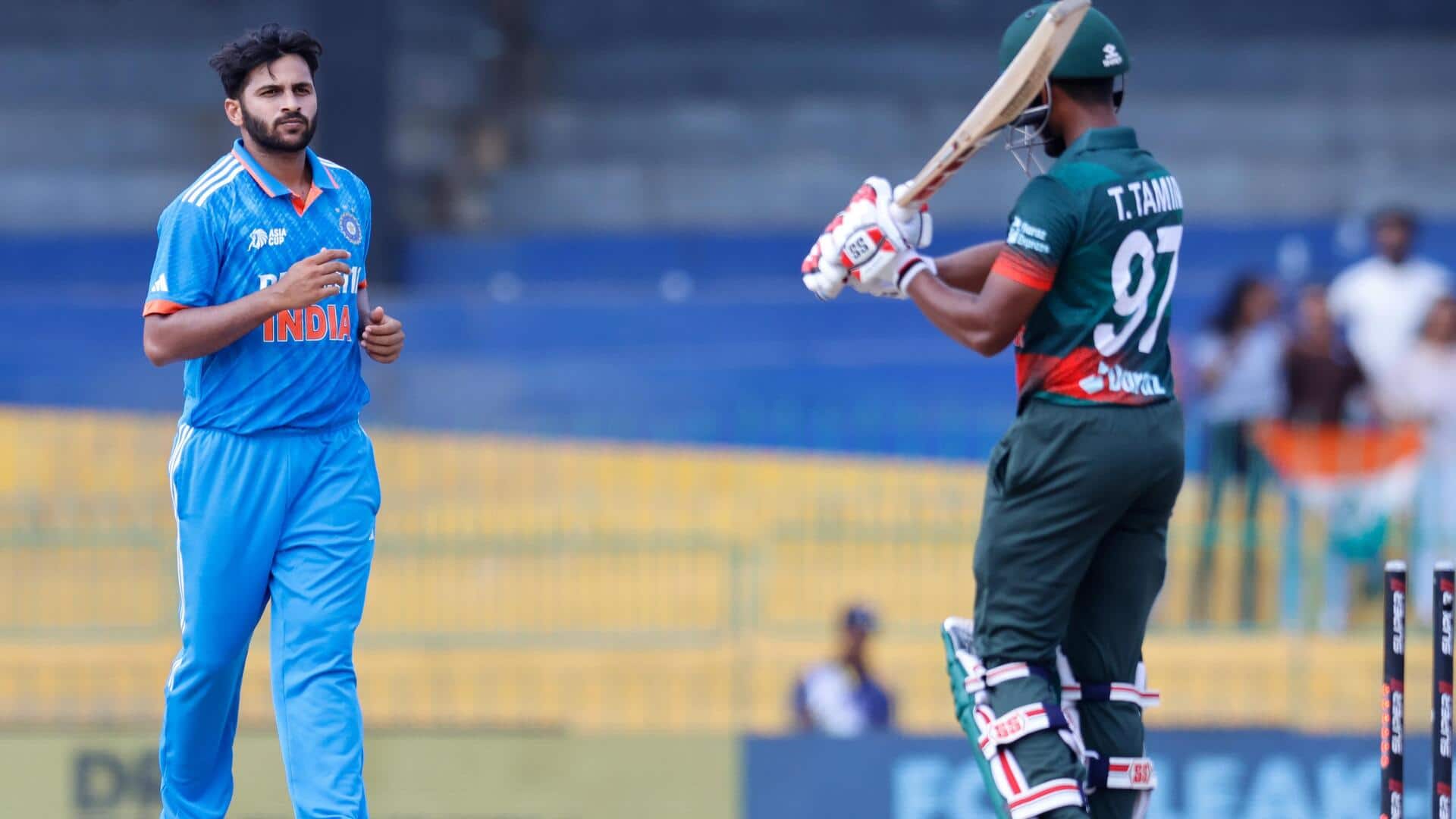 भारत बनाम बांग्लादेश: शार्दुल ठाकुर ने चटकाए 3 विकेट, जानिए उनके आंकड़े