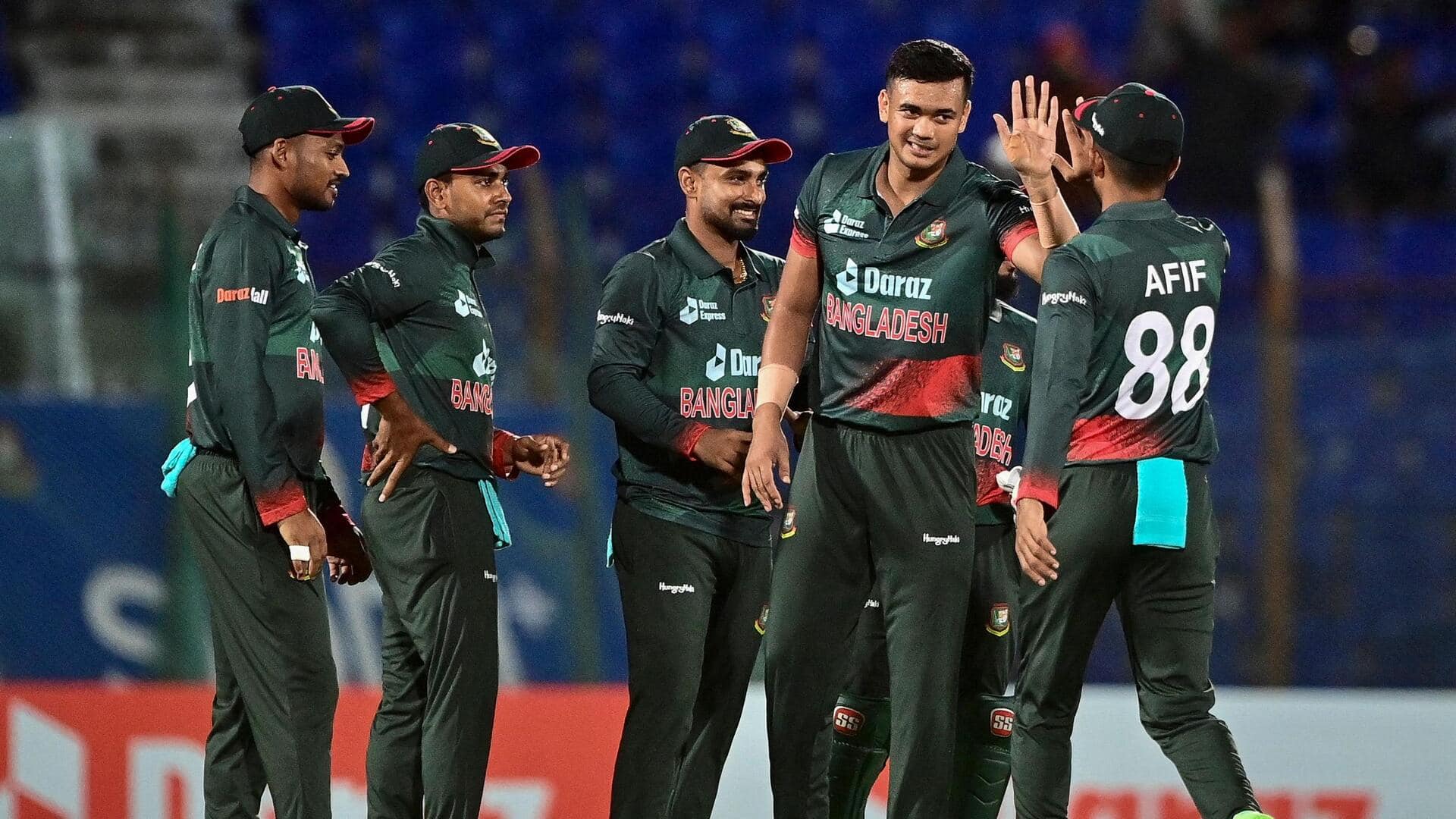 एशिया कप 2023 के लिए 17 सदस्यीय बांग्लादेश टीम घोषित, तंजीद हसन का पहली बार चयन