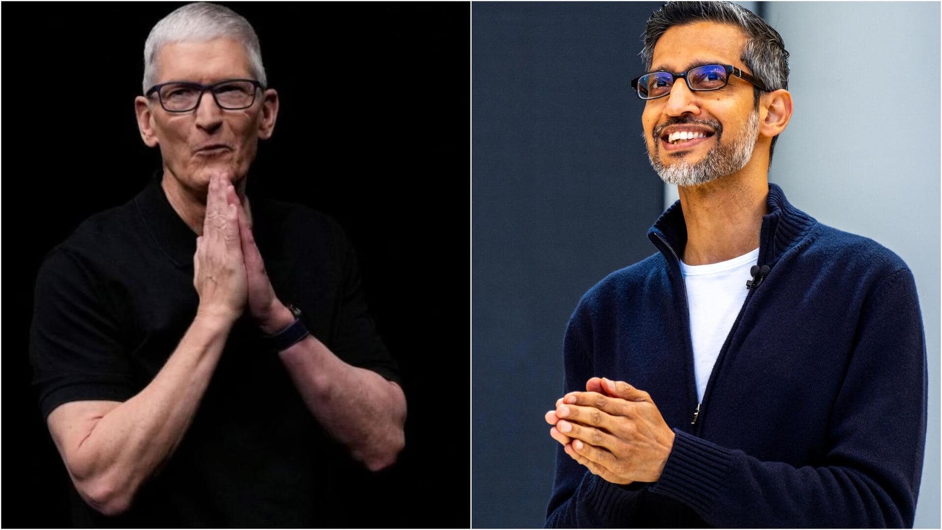 सुंदर पिचई ने टिम कुक को शानदार कार्यकाल के लिए दी शुभकामना, जानिए क्या कहा