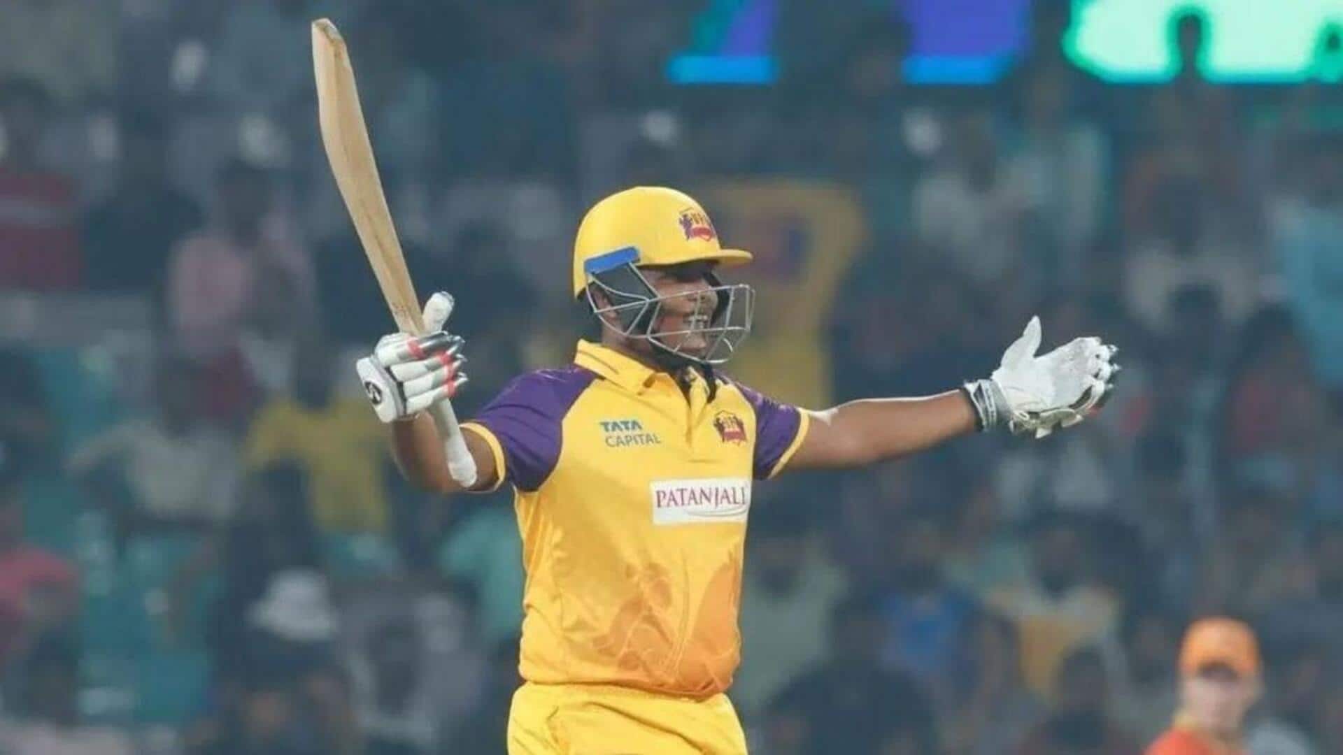 किरण नवगिरे ने जड़ा महिला टी-20 इतिहास का सबसे तेज शतक, सोफी डिवाइन को पछाड़ा किरण नवगिरे ने जड़ा महिला टी-20 इतिहास का सबसे तेज शतक, सोफी डिवाइन को पछाड़ा