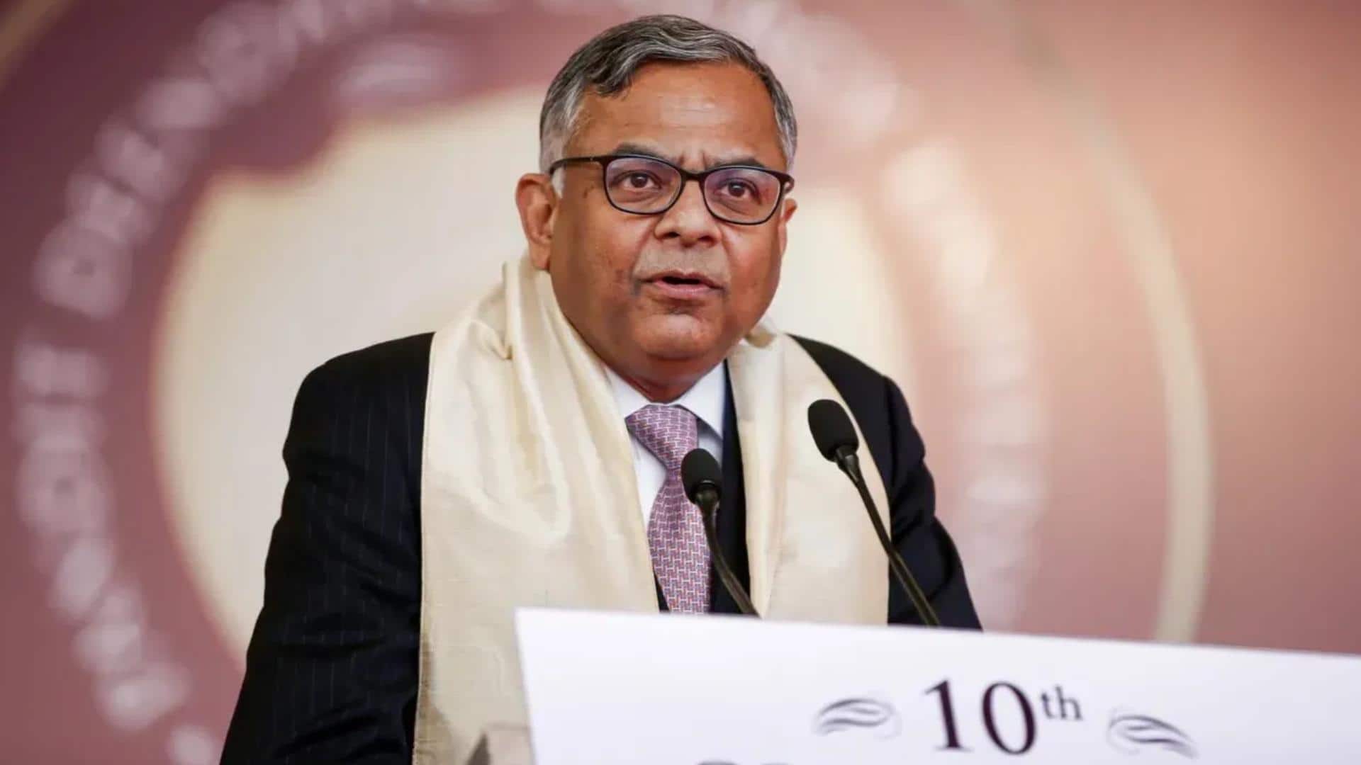 एन चंद्रशेखरन ने टाटा संस के चेयरमैन पद से दिया इस्तीफा