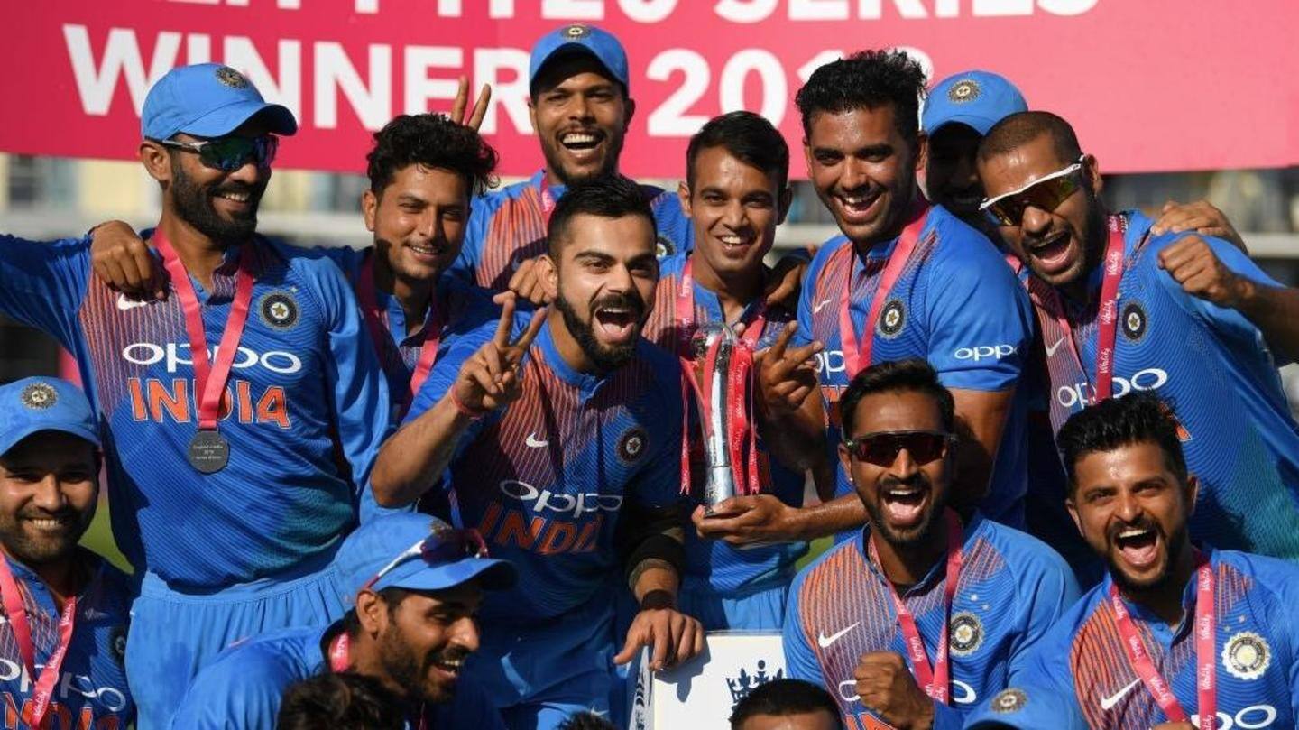 इंग्लैंड में भारत को मिली पहली टी-20 सीरीज जीत इंग्लैंड में भारत को मिली पहली टी-20 सीरीज जीत