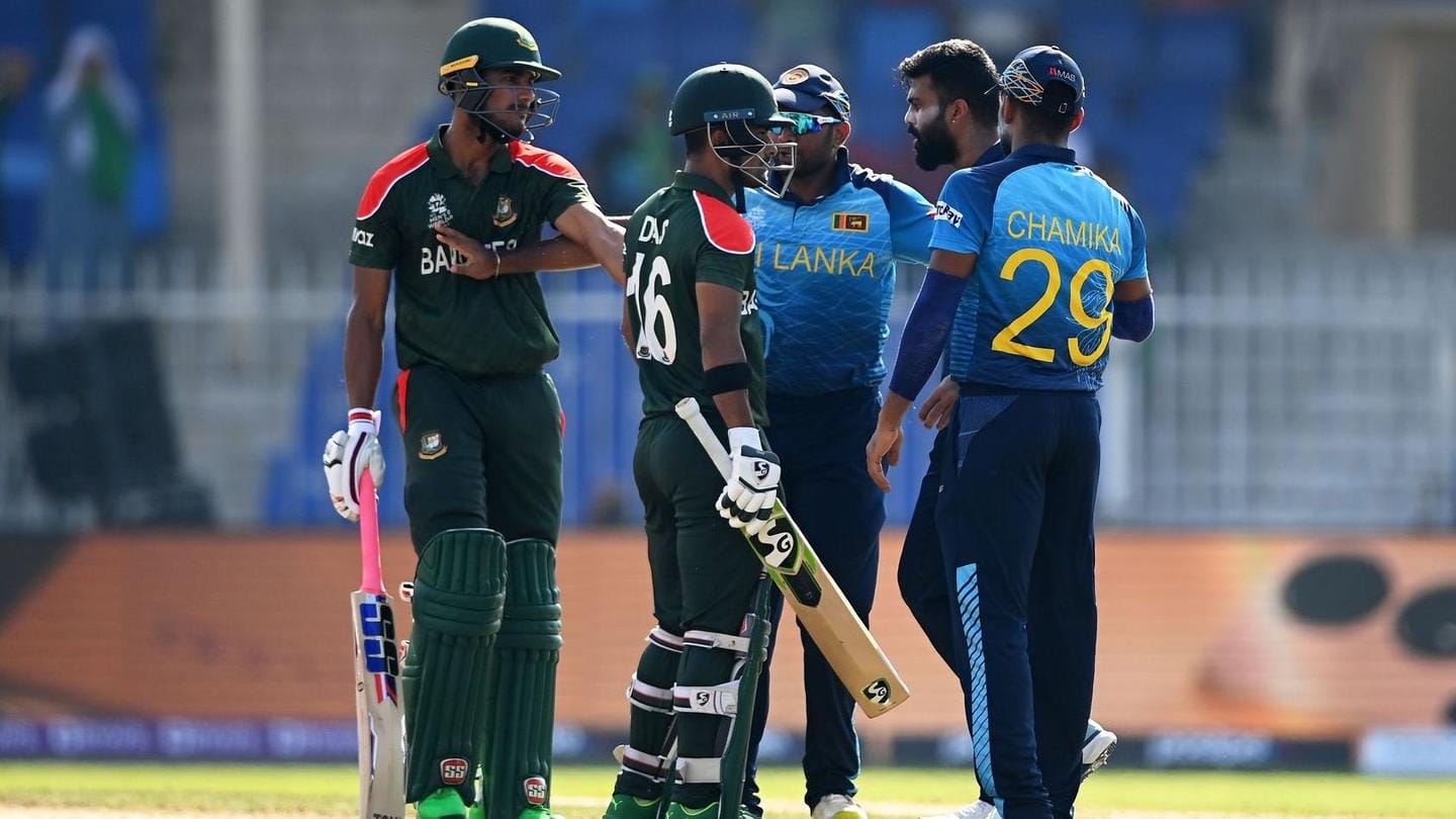 टी-20 विश्व कप: लहिरु कुमारा और लिटन दास पर लगा जुर्माना, मैच में हुई थी नोंकझोंक