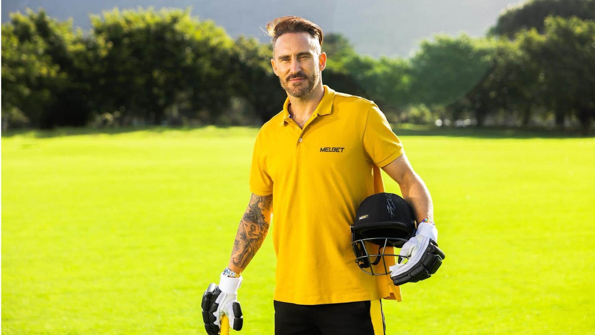 फाफ डु प्लेसिस ने पूरे किए अपने 12,000 टी-20 रन, जानिए उनके आंकड़े 