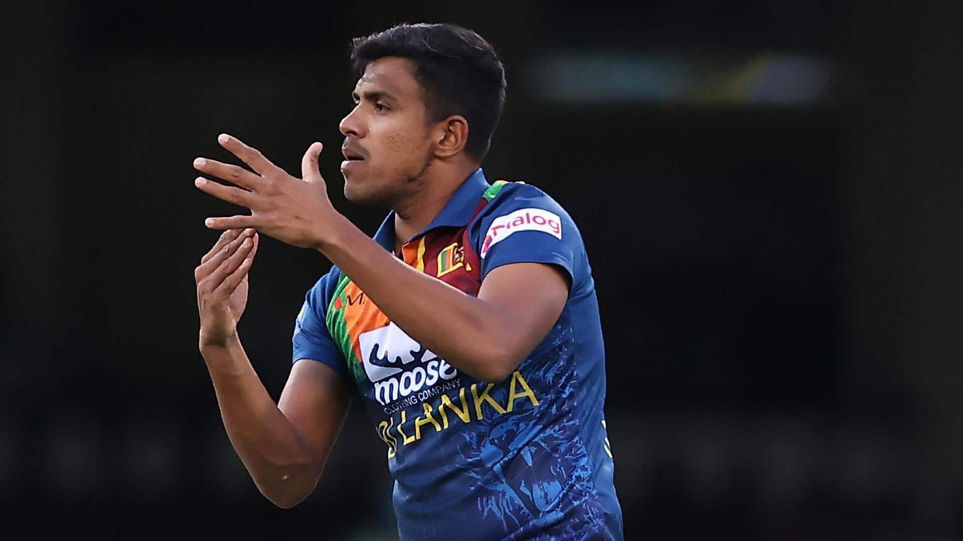एशिया कप: श्रीलंका को फाइनल से पहले लगा बड़ा झटका, महेश तीक्षाना के खेलने पर संशय 