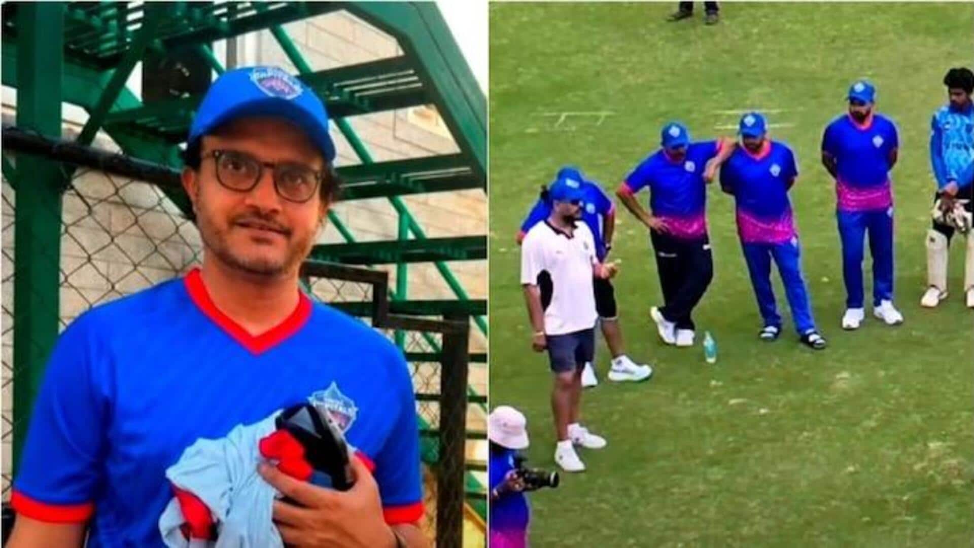 DC के ट्रायल्स में दिखे सौरव गांगुली और युवराज, कोचिंग स्टाफ में बदलाव के संकेत