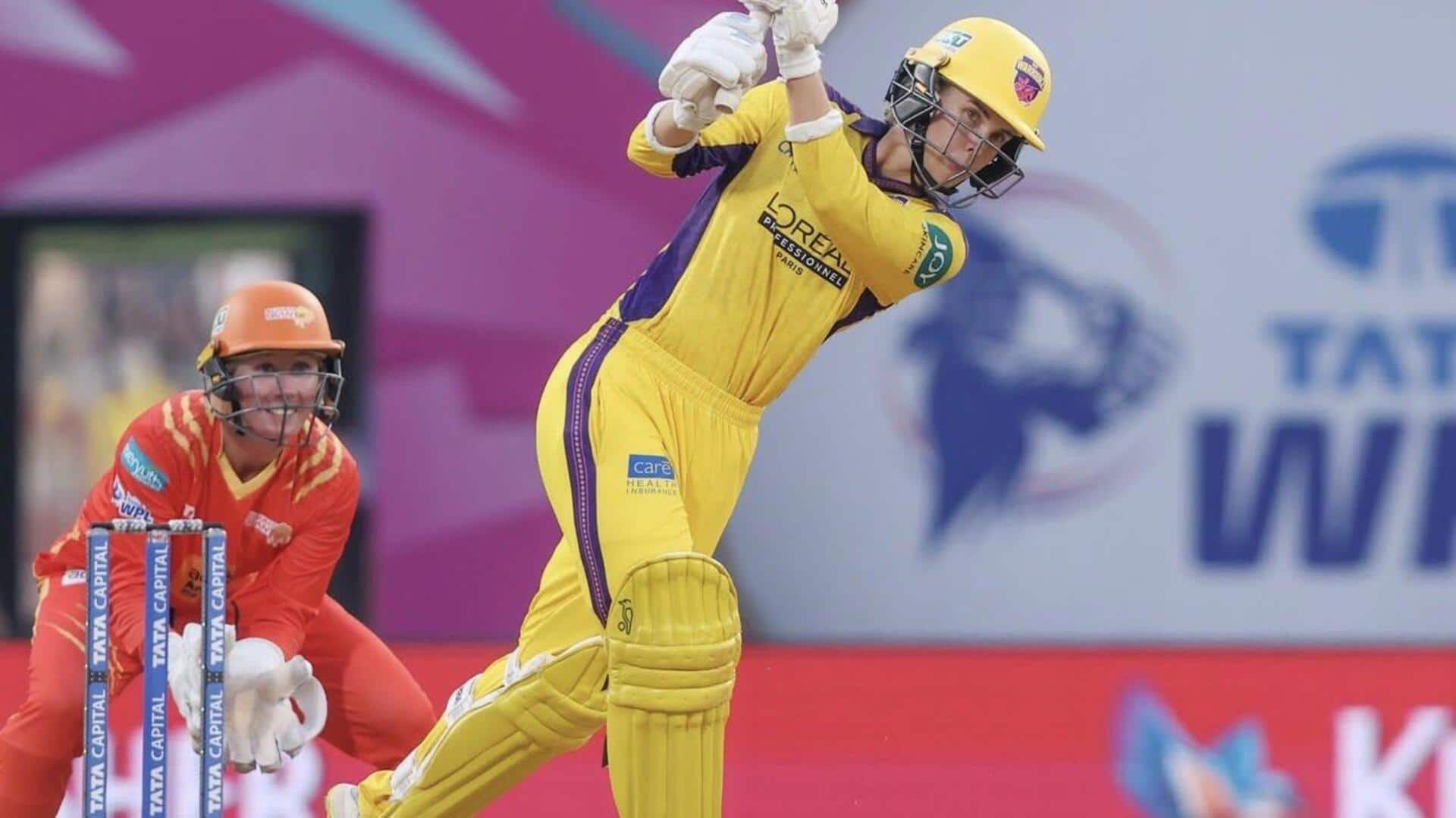 GG बनाम UPW: फीबी लिचफील्ड ने जड़ा WPL करियर का पहला अर्धशतक, जानिए आंकड़े