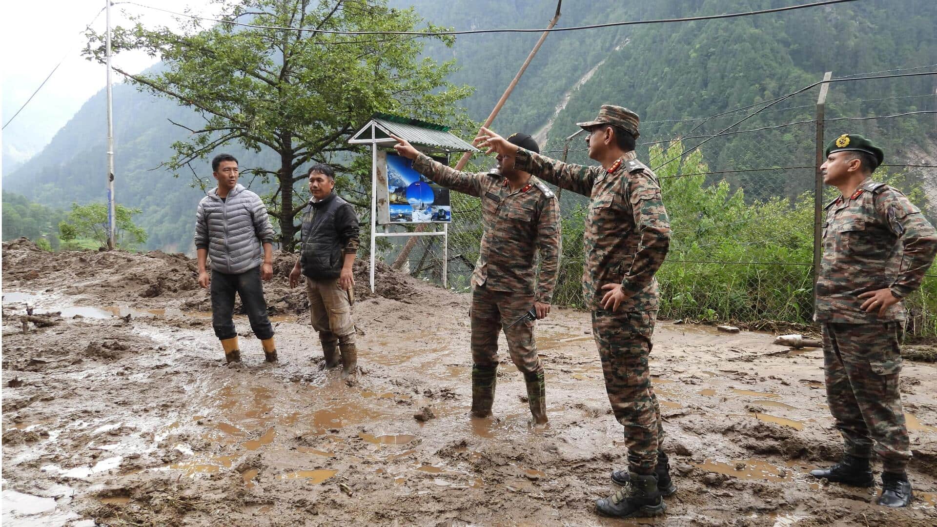 सिक्किम में भूस्खलन से पंचायत अध्यक्ष की मौत, दो दिन में 5 लोगो ने गंवाई जान