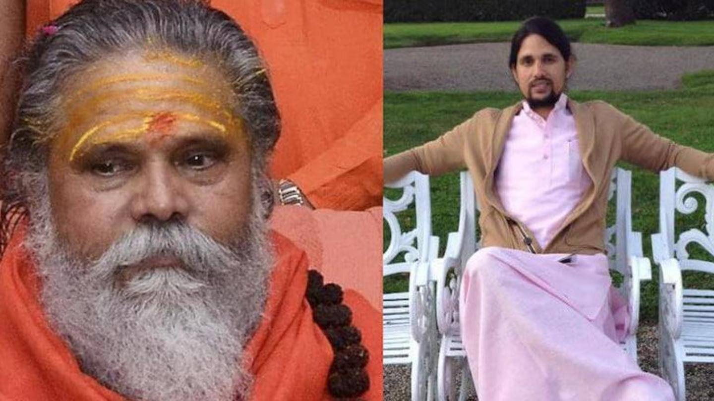 स्वामी ओम भारती ने आनंद गिरी को बताया हिस्ट्रीशीटर स्वामी ओम भारती ने आनंद गिरी को बताया हिस्ट्रीशीटर