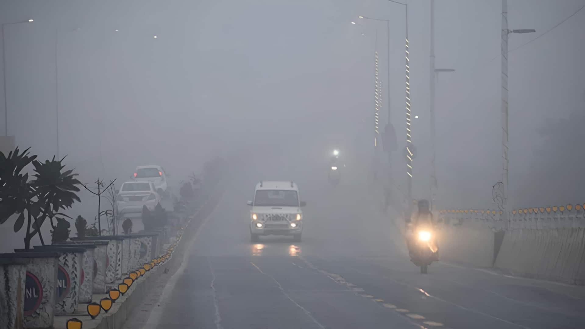 दिल्ली समेत 13 राज्यों में घने कोहरे का अलर्ट, रेंग-रेंग कर चल रहे वाहन 