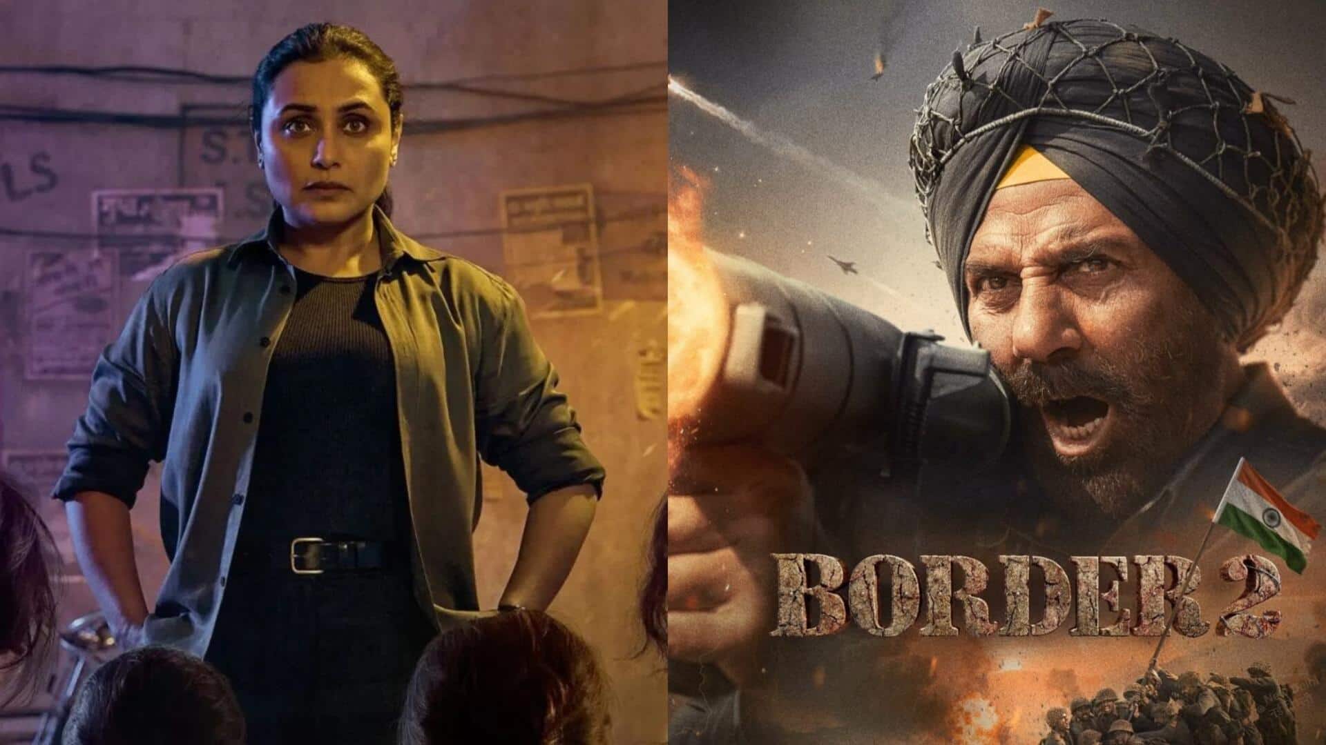 बॉक्स ऑफिस: 'बॉर्डर 2' की कमाई में आई भारी गिरावट, 'मर्दानी 3' का हाल बुरा