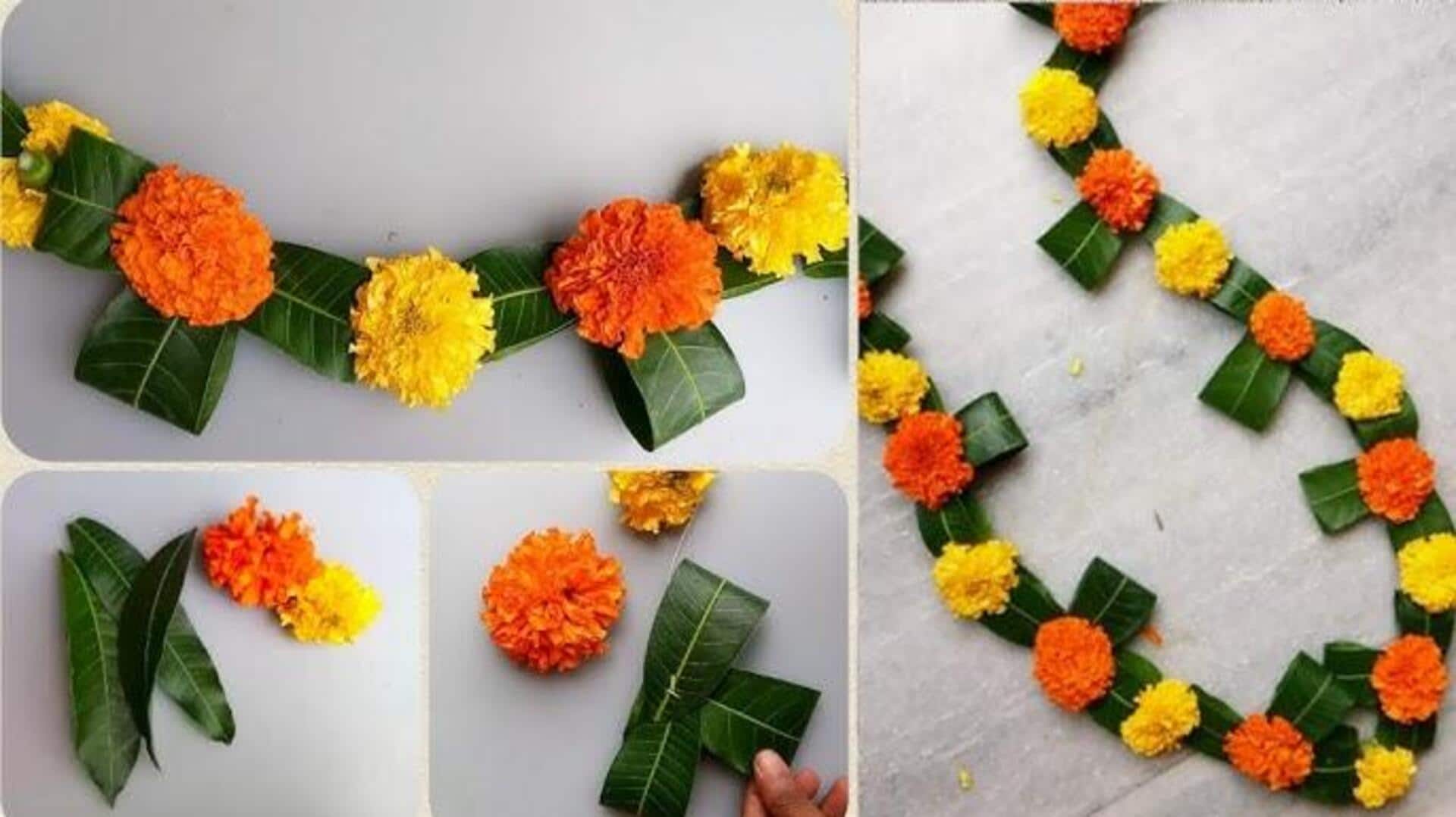 त्योहारों पर दरवाजे पर टांगने के लिए बनाएं तोरण, आसान हैं तरीके